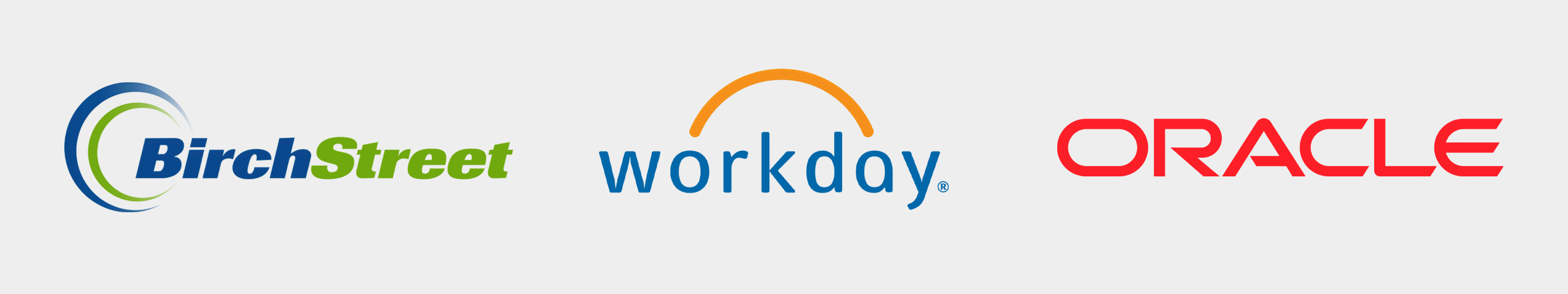 birch street oracle and workday logos rotating