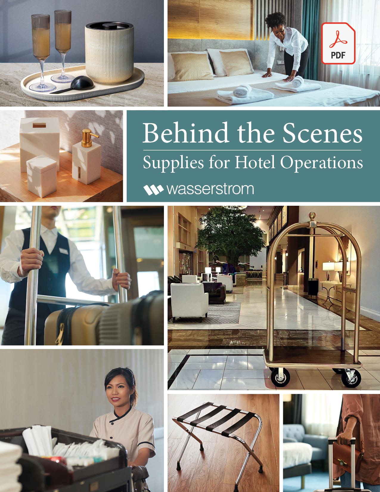 several images depicting scenes throughout a hotel