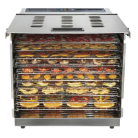 Hamilton Beach 5-Tray Food Dehydrator in Silver and White