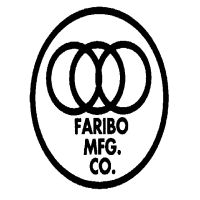 Faribo P434C Flour Bin 3-Compt/Yl Wh Blu Made In USA