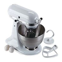  KitchenAid KSMC895WH 8-Quart Commercial Countertop Mixer with  Bowl-Guard, 10-Speed, Gear-Driven, White: Home & Kitchen