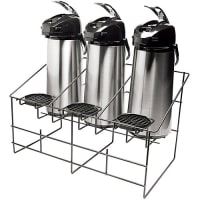 Bunn 35728.0001 15 Carbon Steel Airpot Rack - Holds 2 Airpots