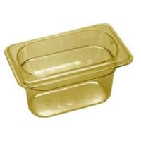 Ninth Size Amber Food Pan