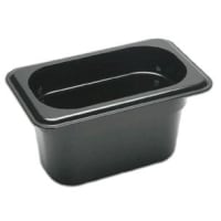 Ninth Size Black Food Pan