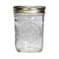 American Metalcraft HMMJ2 2.5 Oz. Mini Mason Jar with Hinged Lid