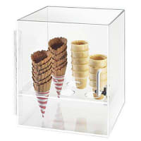 Single ice cream cone holder, Acrylic mini ice cream cone stand