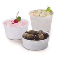 64 oz. Plastic Food Storage Deli Containers With Lids, Ice Cream Bucket &  Soup Pail