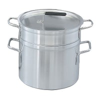 Winco (SSDB-16) Stainless Steel 16 qt. Double Boiler with Cover