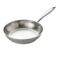 Copper Chef Titan Tri-Ply Stainless Steel 8-Inch Skillet Fry Pan with Lid, Size: 8 inch, Silver