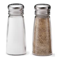 Brand - Salt and Pepper Set, 4 Ounces Salt and 1.25