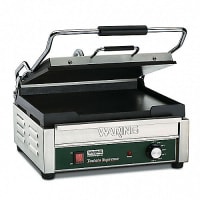 Globe GPG10 Bistro Panini Grill Grooved - Single