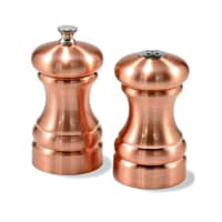 American Metalcraft PMSS62 6 Stainless Steel Salt Shaker and Pepper Mill  Set
