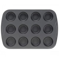 Focus Products 12-Cup Glazed Muffin Pan, Large