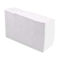 Hoffmaster 856499 Linen-Like 12 x 17 White 1/6 Fold Guest Towel - 500/Case