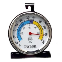 Taylor 5925NFS Classic 4 3/4 Tube Refrigerator / Freezer Thermometer