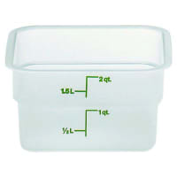 Cambro 18SFSP148 18qt CamSquare Food Container, White