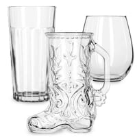 Libbey 15645, Duratuff Panel Tumbler Glass, 24 Ounce