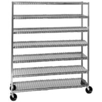 MetroMax i Mobile Drying Rack with Three Tray Racks and Drip Tray