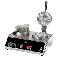 Waring WMB400X Mini Belgian Waffle Maker, 120V