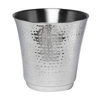 Double Walled Wine Cooler Stainless Steel Satin Finish Ice Bucket Bottle  Chiller