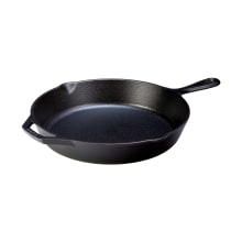 Lodge Cast Iron 9.25 Round Handleless Serving Griddle, L7OGH3, Black