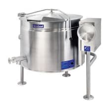 These kettles are ready to go, all you need is an electric outlet. This kettle has a full steam jacket, easy to use controls, and a wide pouring lip and tilting mechanism for easy emptying.