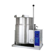 The Cleveland Range gas&dash;fired 6&dash;gallon tabletop steam jacketed kettle is easy to install and easy to use. The precise temperature control makes this kettle ideal for boiling or simmering. The energy efficient heating system heats up quickly.