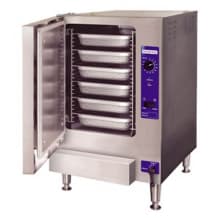This SteamChef&trade; high&dash;speed gas convection steamer features KleanShield&trade; technology that collects and removes condensate waste from the cooking compartment to keep it safe from contaminants and also reduces foaming.