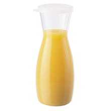 Service Ideas 3.3 L Ribbed Acrylic Ice Tube Pitcher