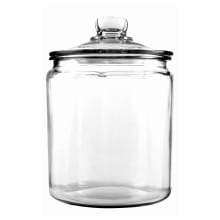 Anchor Hocking Glass Penny Candy Jar with Chrome Cover, 1/2 Gallon