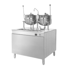 Get the results you need with this Cleveland Range kettle &dash; steam generator base combination complete with 2 electric 6 gallon kettles. Great for cooking soups, stews and more.