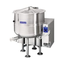 The Cleveland Range 40 gallon steam jacketed kettle provides fast heat&dash;up and recovery time. The solid state controls provide consistent temperatures within &plusmn;1&deg;C. It features an automatic ignition system and  insulated heat exchanger.