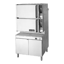 You get instant steam with a dependable Cleveland Range ConvectionPro XVI&reg; gas steamers. This steamer provides pressureless cooking with forced convection steam.  Great for steaming healthy vegetables, meats, and more.