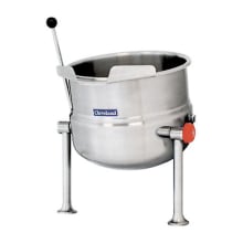 This 12&dash;gallon tilting direct steam kettle is ideal for use at oyster bars and is designed for cooking oyster stews, gumbos, mussels and steamed clams. It features a stainless steel exterior that is easy to clean.