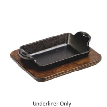 Lodge Cast Iron Square Mini Server, Black, 10 oz