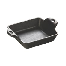 Lodge Cast Iron Square Mini Server, Black, 10 oz