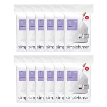 simplehuman CW0250 1.2gal. Code A Trash Bag - 90 Pieces for sale