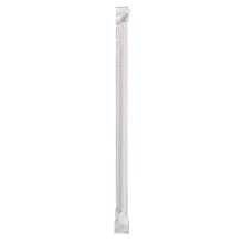 These white 10.25" paper straws are a great alternative to plastic straws and are better for the environment.
