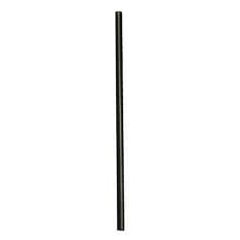 These black 5" paper cocktail straws are a great alternative to plastic straws and are better for the environment.
