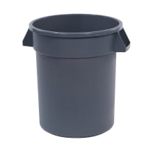Carlisle 34105523 Bronco Gray Round 55 Gal. Waste Container - 2