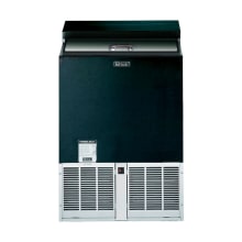 The Perlick FR24RT-BS-STK glass cooler, part of the FR series, is designed for underbar installation. With a 4.2-cubic foot interior volume, it accommodates 135 plates or 90 glasses.