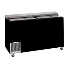 The Perlick FR48RT-BS-STK is a two-section glass chiller with a 12.5-cubic-foot interior volume. Ideal for bars and pubs, it neatly organizes glassware for easy accessibility.