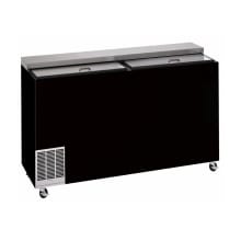 The Perlick FR60RT-BS-STK is a 60-inch glass froster designed for commercial use, featuring a durable black vinyl-coated exterior and a stainless steel interior.