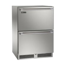 The Perlick HB24RS-SD-STK is an ADA-compliant undercounter refrigerator designed for maximum capacity while adhering to strict 34-inch counter height requirements.