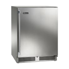 The Perlick HB24FS-SS-STK is a 24-inch wide undercounter freezer designed for maximum capacity while adhering to strict 34-inch counter height ADA-Compliant requirements.