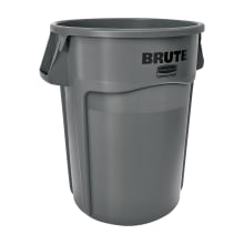 Rubbermaid FG263200YEL BRUTE 32 Gallon Yellow Round Trash Can