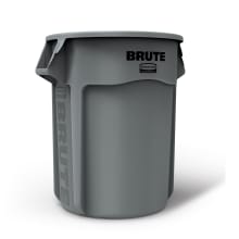 Rubbermaid FG262000GRAY BRUTE Gray 20 Gallon Container without Lid