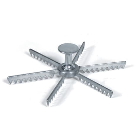 Browne Foodservice 575106 Cast Aluminum Six-Cut Pie Marker Browne Foodservice 575106 Cast Aluminum Six-Cut Pie Marker