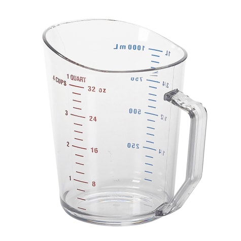 Cambro Clear Polycarbonate Measuring Cup Size 1 Cup