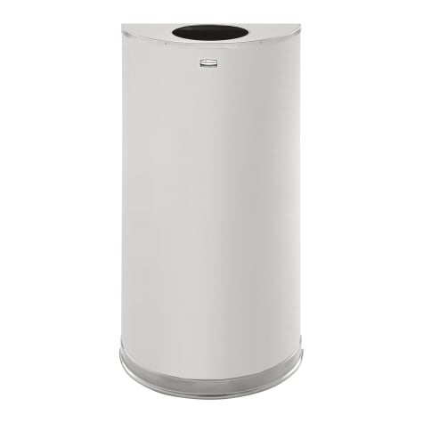 Rubbermaid® Stainless Steel Round Open Top Trash Can W/Plastic